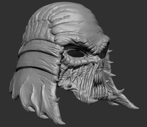 Star Wars Darth Vader Organic Helmet file for 3D printing 
