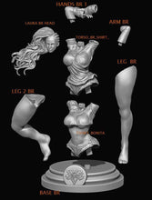 Load image into Gallery viewer, Street Fighter - Laura Matsuda sexy Statue- STL Files for 3D
