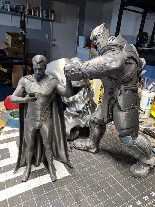 Superman vs thanos DC Vs marvel 3d print stl files