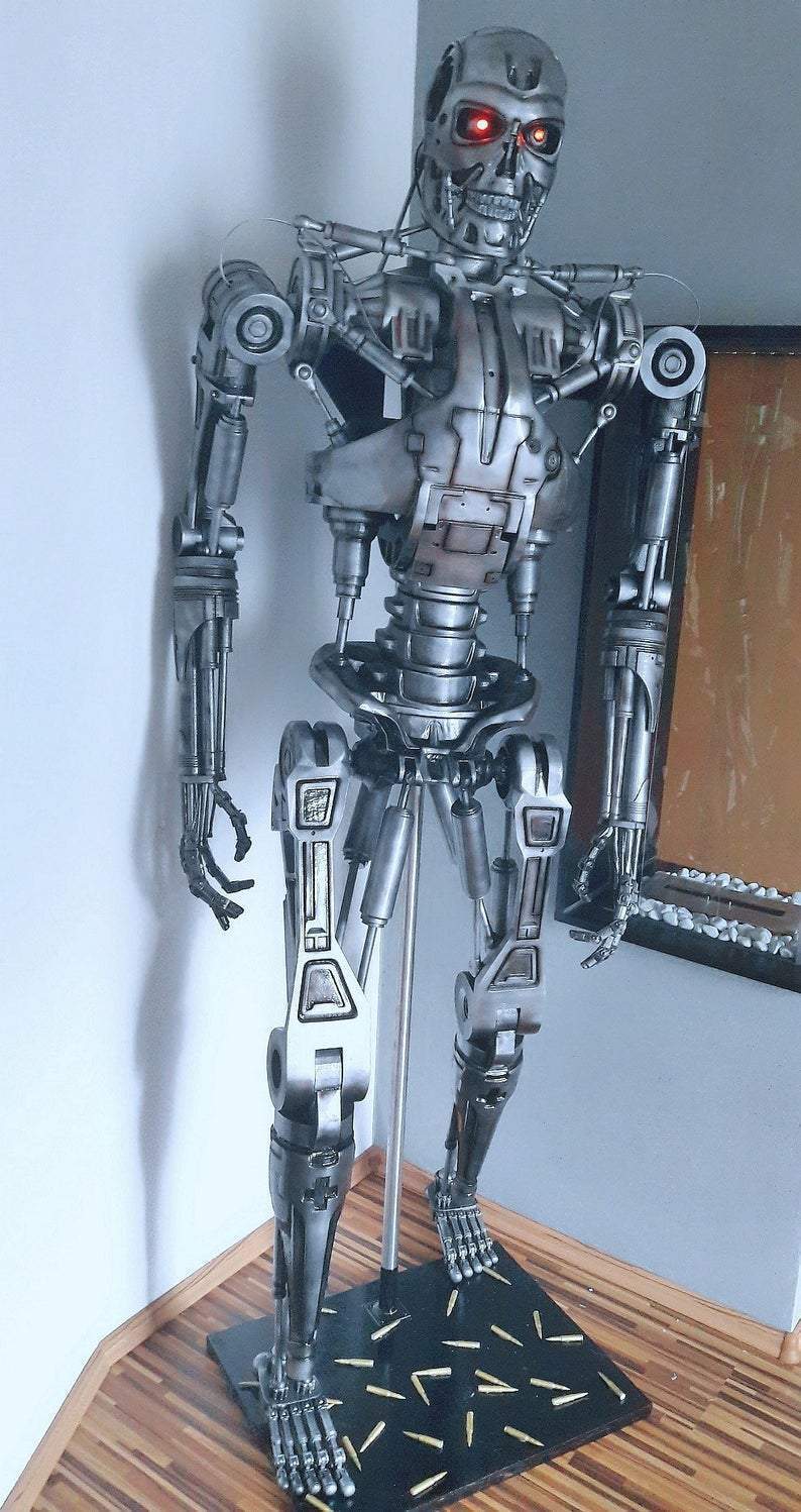 T2 Terminator T800 Endoskeleton 1:1 Lifesize STL File 