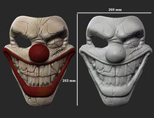Load image into Gallery viewer, Twisted metal killer clown mask STL File 3d Print File
